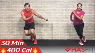 30 Minute HIIT Home Cardio Workout with no Equipment – High Intensity Cardio Routine [upl. by Donal]