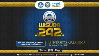 Wisuda 242 Universitas Airlangga  15 Juni 2024 [upl. by Roman]