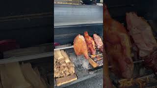 Rotisserie Hams at an Outside Food Truck in Old Town [upl. by Corella]