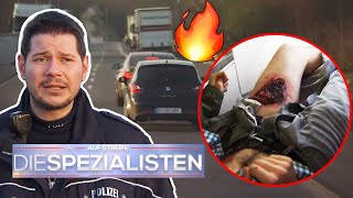 ILLEGALE Spritztour mit dem Auto 🚗 Wieso hat sein Bein GEBRANNT 🔥🦵 ​ Die Spezialisten  SAT1 [upl. by Llednik]