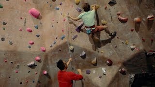 Gym Lead Climbing 10 Lead Belaying  Climbing Tech Tips [upl. by Chaunce]