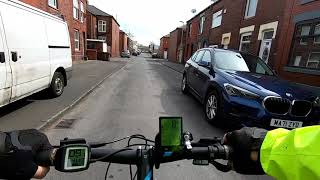 Cycle Ride to and Around Werneth Oldham Now amp Then Days Gone [upl. by Llerrat96]