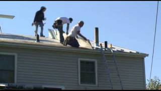 Roof Work Part 3 The Metal Roofing Starts Getting Installed [upl. by Nednal84]