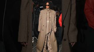 Ciara Goes Maximalist in Plaid on Plaid Ensemble at Willy Chavarria Spring 2025 Show During NYFW [upl. by Elo]