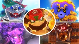 Super Mario Odyssey  All Bosses No Damage [upl. by Magdalene]