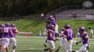 Alfred University Football Play of the Week 092416 [upl. by Retseh]