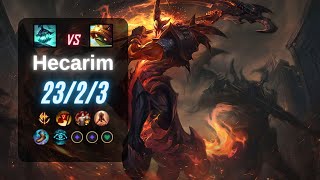 Hecarim Jungle vs Rammus  EUW LoL Challenger 1314 [upl. by Yrebmik698]