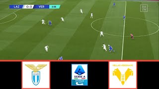 LAZIO VS HELLAS VERONA  SERIE A 20242025  FOOTBALL LIFE 2024 [upl. by Ellenij]