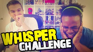 WHISPER CHALLENGE w AUSTIN CREED aka WWEs XAVIER WOODS [upl. by Knighton868]