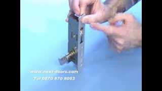 How to change the lock cylinder in aluminium doors [upl. by Junji]