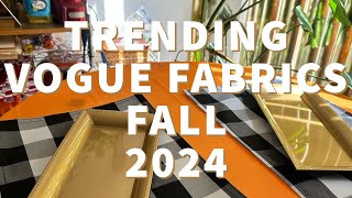 VOGUE FABRICS Fall 2024 The Essential Trends Every Fashion Enthusiast Needs [upl. by Laverne497]