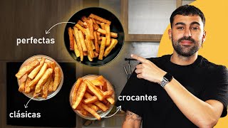 LA PAPA FRITA PERFECTA Hice 3 niveles hasta encontrarla 🍟  Las Recetas de Simón [upl. by Harwill]