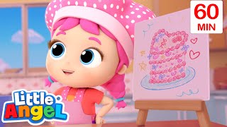 Bake off   Jills Playtime  Little Angel Kids Songs amp Nursery Rhymes [upl. by Jamilla]