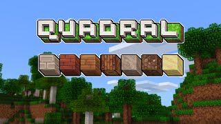 Quadral Texture Pack Review  Minecraft [upl. by Ertnom]