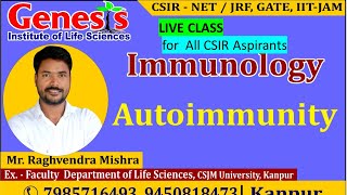 Autoimmunity and Tolerance  CSIR NETJRF  GATE  Life science  biotechnology  ICMR [upl. by Amihsat268]