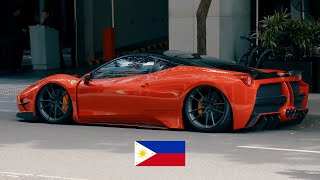 Ferrari 458 Italia Loud Sound Acceleration BGC Car Spotting Bonifacio Global City carspotting [upl. by Cairistiona]