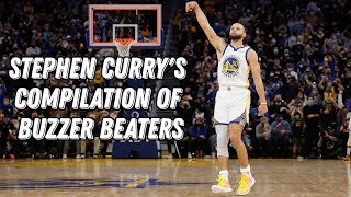 Stephen Curry buzzer beater compilation [upl. by Ashely]