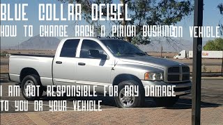 Dodge Ram 3500 Rack N Pinion Bushing Replacement [upl. by Nuy559]