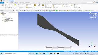 Ansys 2022 R1  Creating a Wind Tunnel [upl. by Brandt648]