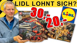 LIDL schlägt WERA PARKSIDE Adventskalender im CHECK  WERKZEUG NEWS [upl. by Nonnairb632]