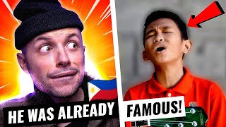 FILIPINO kid ALDRICH covers HERO by Mariah Carey with his cousin James  HONEST REACTION [upl. by Joy]