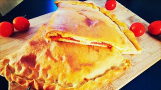 PIZZA CALZONE jednostavan recept  Homemade pizza recipe [upl. by Barkley]