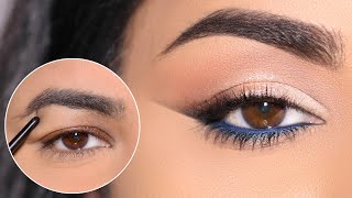 How to PERFECT WINGED EYELINER for Hooded Eyes Beginner Friendly  Soft and Thin Winged Liner [upl. by Armil]