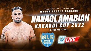 Nangal Ambian  Major League Kabaddi Cup 6 Feb 2022 [upl. by Yeorgi]