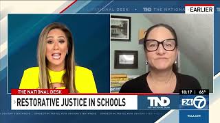 Restorative Justice in Schools  Erika Sanzi The National Desk 51724 [upl. by Eiraminot218]