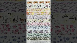 Washi Tape Swatches asmr youtubeshorts shorts shortscreator washitape [upl. by Ardaid247]