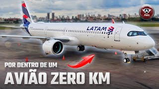 AVIÃO ZERINHO Por dentro do AIRBUS A321Neo da LATAM [upl. by Stesha]