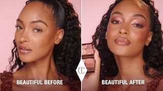 How to Get Jourdan Dunns Pillow Talk Party Makeup Look  Charlotte Tilbury [upl. by Marfe]