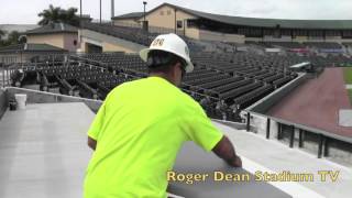 Progress in the Bullpen at Roger Dean Stadium 2016 [upl. by Kus]