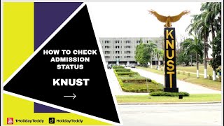 How to check admission status for KNUST [upl. by Yuk606]