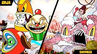 Cuphead  Baroness Von Bon Bon in Sugarland Shimmy Boss fight Perfect A [upl. by Metsky460]