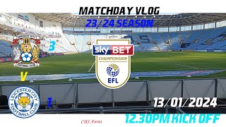 Coventry City 31 Leicester City Poor Ref Cost Us The M69 Derby Win [upl. by Ardried]