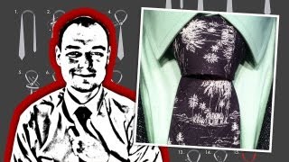 How to Tie a Necktie Full Windsor Knot [upl. by Rebma]