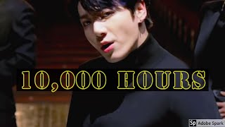 BTS Jungkook 10000 Hours  Lyrics Full Ver  Justin Bieber Cover  Dan  Shay Cover By 정국 [upl. by Youlton128]