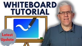 Ultimate Microsoft Whiteboard Tutorial  How to use ALL the Features 2022 Major release [upl. by Ahs]