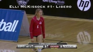 Elizabeth quotElliquot McKissock  2020 Volleyball Libero [upl. by Rochell]