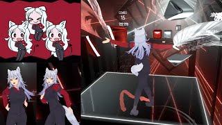 Beat saber Cerberus time  Vitality tpazolite Remix Full Body Tracking [upl. by Norehs]