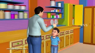 Johny Johny Yes Papa Poem  3D Animation English Nursery rhyme for children with lyrics [upl. by Ahsein]