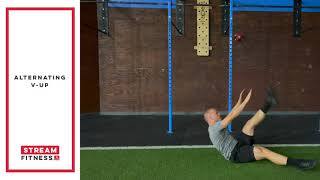 CrossFit Movements  How to do an Alternating Vup [upl. by Reider]