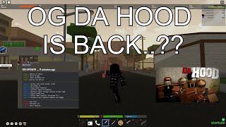 OG DA HOOD IS BACK NEW UPDATE ⭐ [upl. by Yssirc]