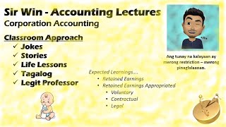 Lecture 09 Retained Earnings Corporation Accounting [upl. by Ecinue736]