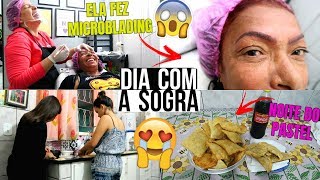 VLOG TRANSFORMANDO MINHA SOGRA FAZENDO MICROBLADING NOITE DO PASTEL E MUITO MAIS â™¥  Bruna Paula [upl. by Huda]