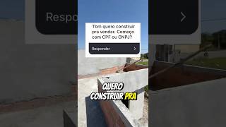 Construir com CPF ou CNPJ As regras condições e vantagens mudam muito entre as duas opções 🏠🚧 [upl. by Lang569]