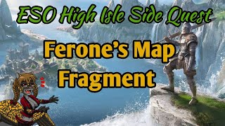 ESO High Isle SQ Ferones Map Fragment [upl. by Stormie]