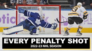 Every Penalty Shot  202223 NHL Season [upl. by Noteloc]