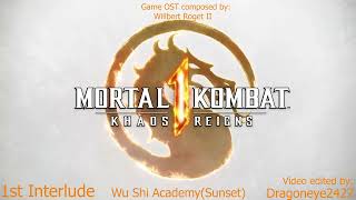 Mortal kombat 1 Khaos reigns OST Wu Shi AcademySunset [upl. by Arline800]